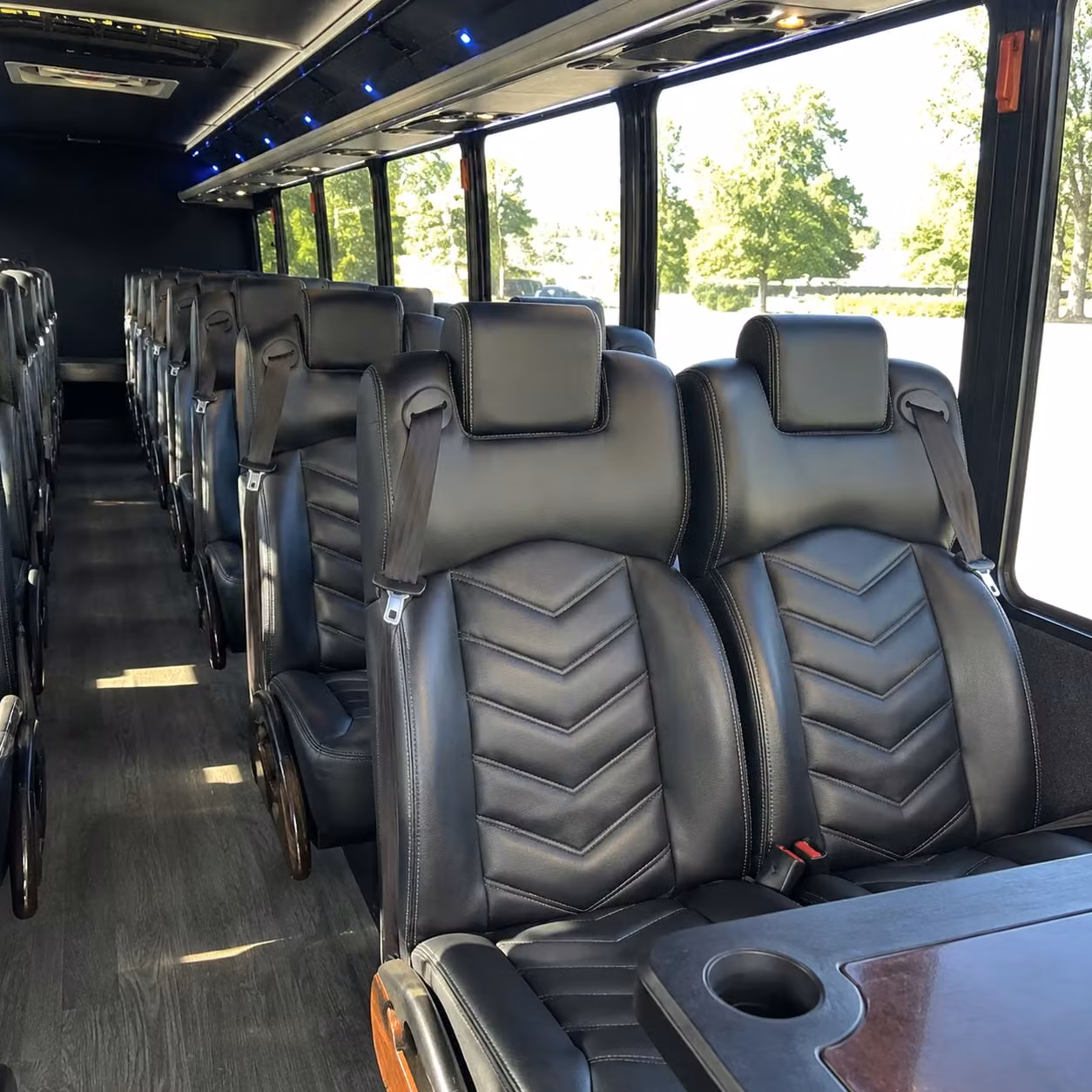 25 passenger minibus inside