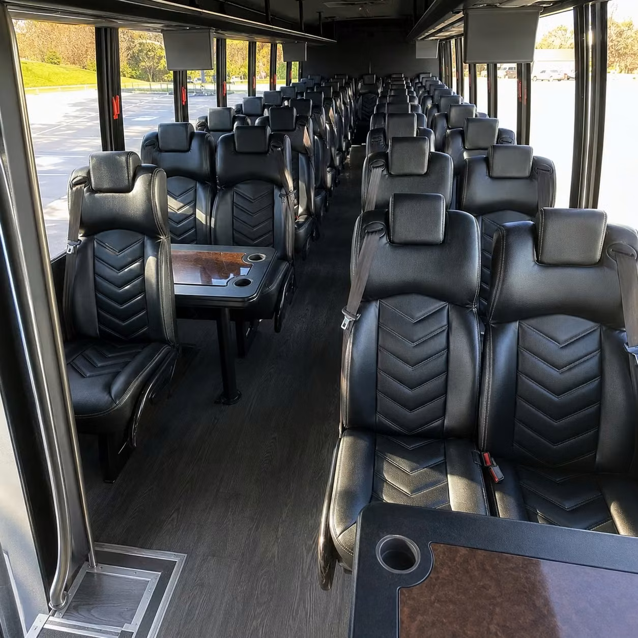 28 passenger minibus interior