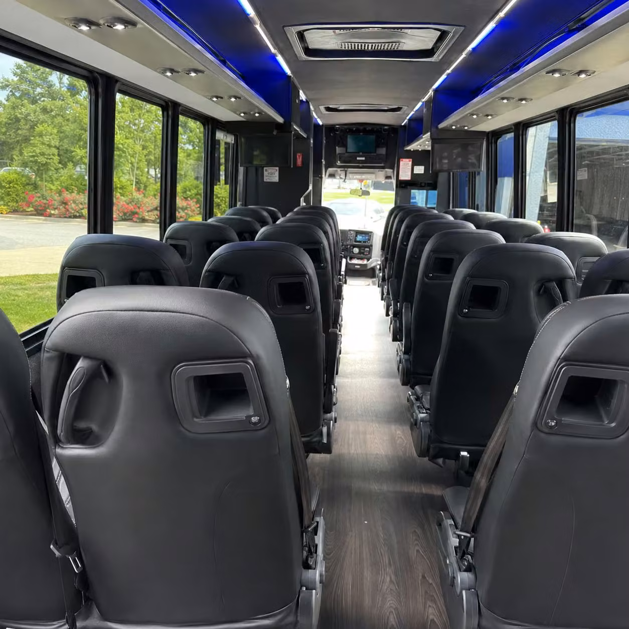 35 passenger minibus inside