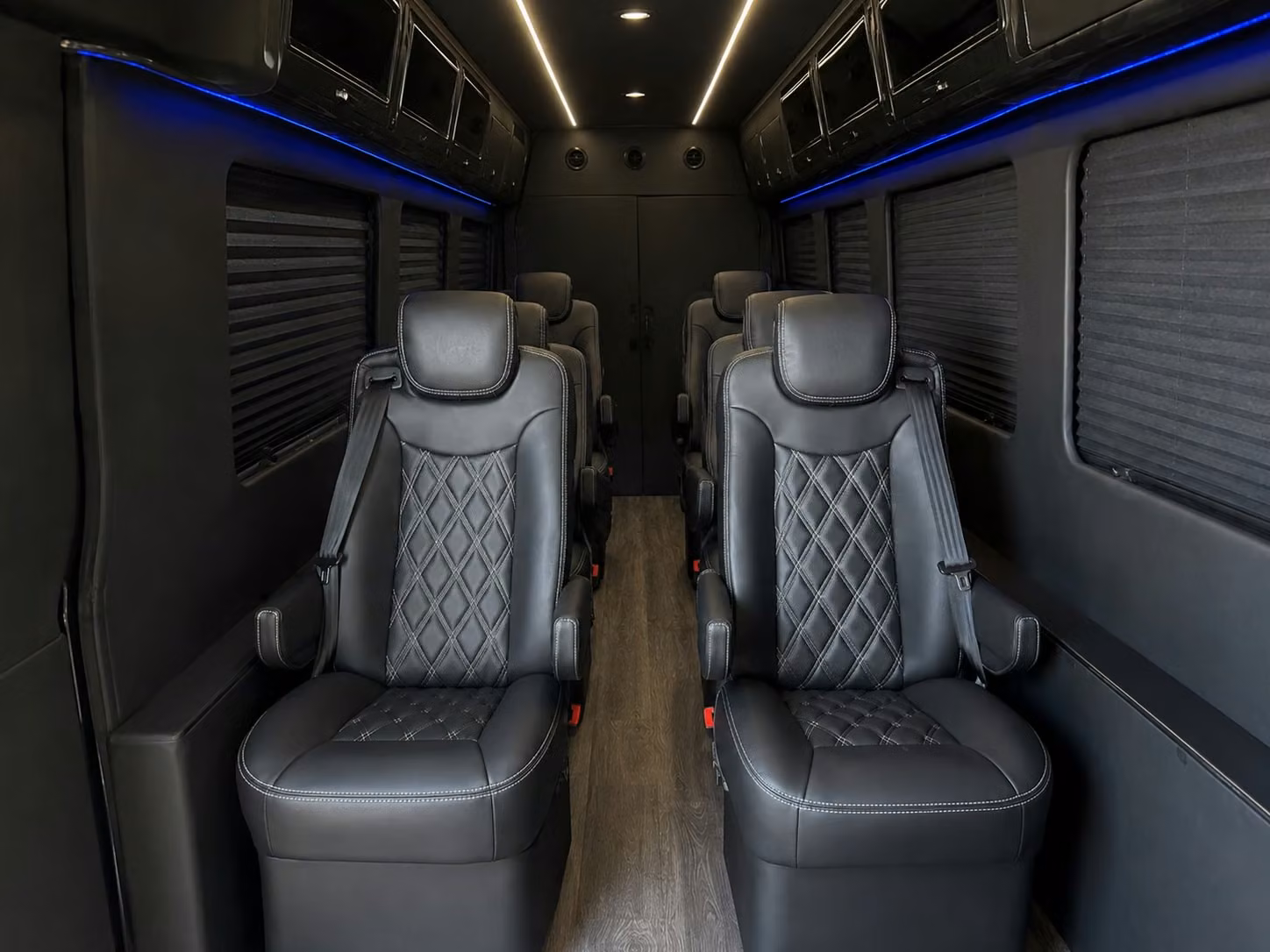 sprinter van with driver interior